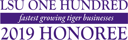 LSU 100 Fastest Growing Tiger Businesses 2019 Honoree Logo