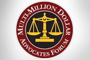 Million Dollar Advocates Forum Badge