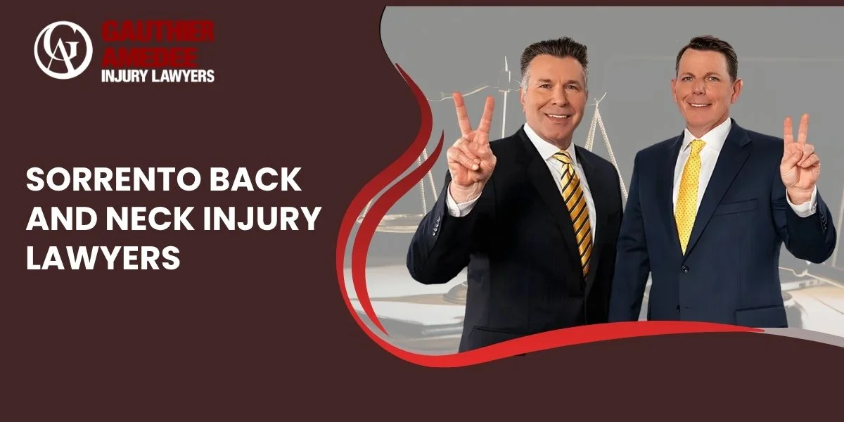 top rated sorrento back and neck injury lawyer